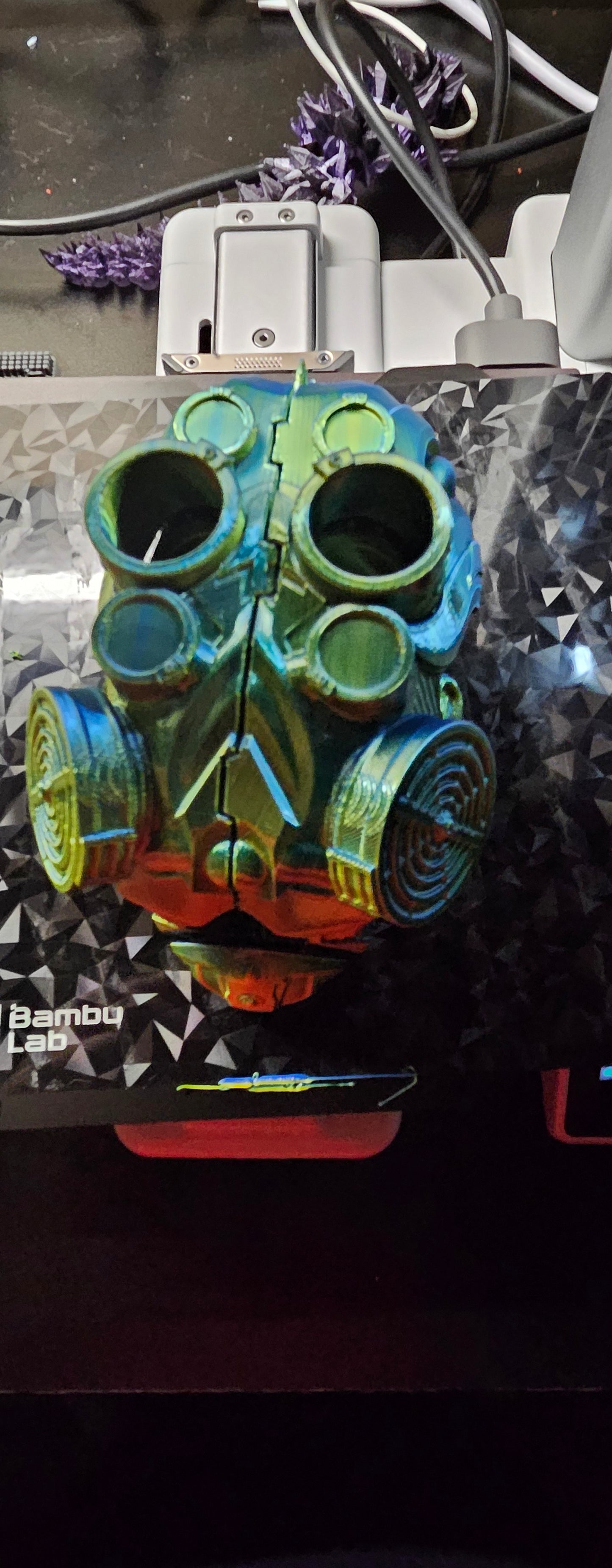 Lady Steam Punk Articulating Mask Wall Décor