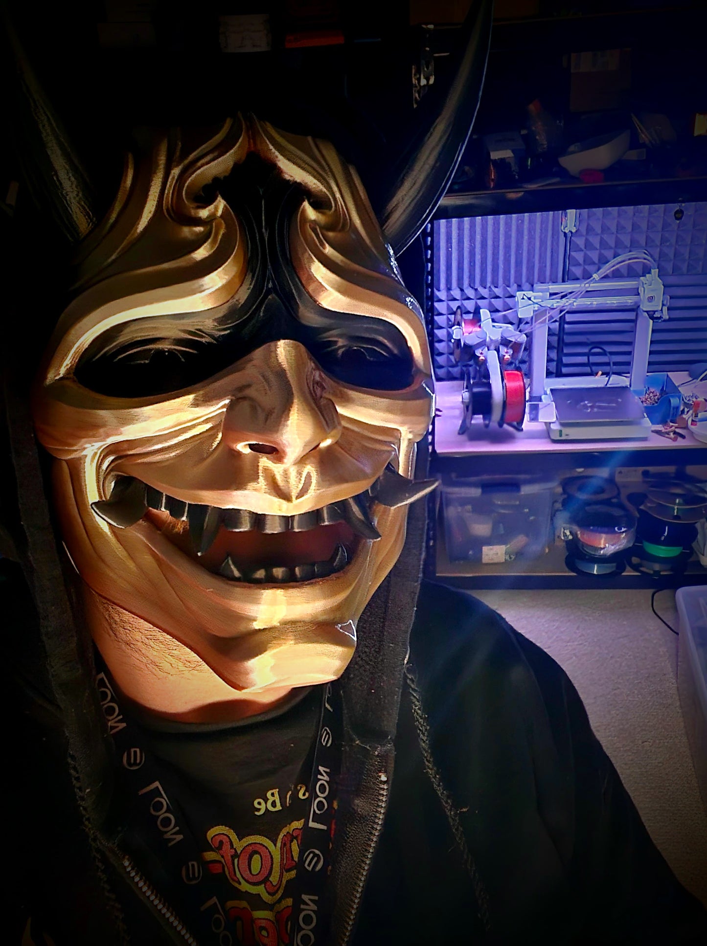 Wearable Oni Mask