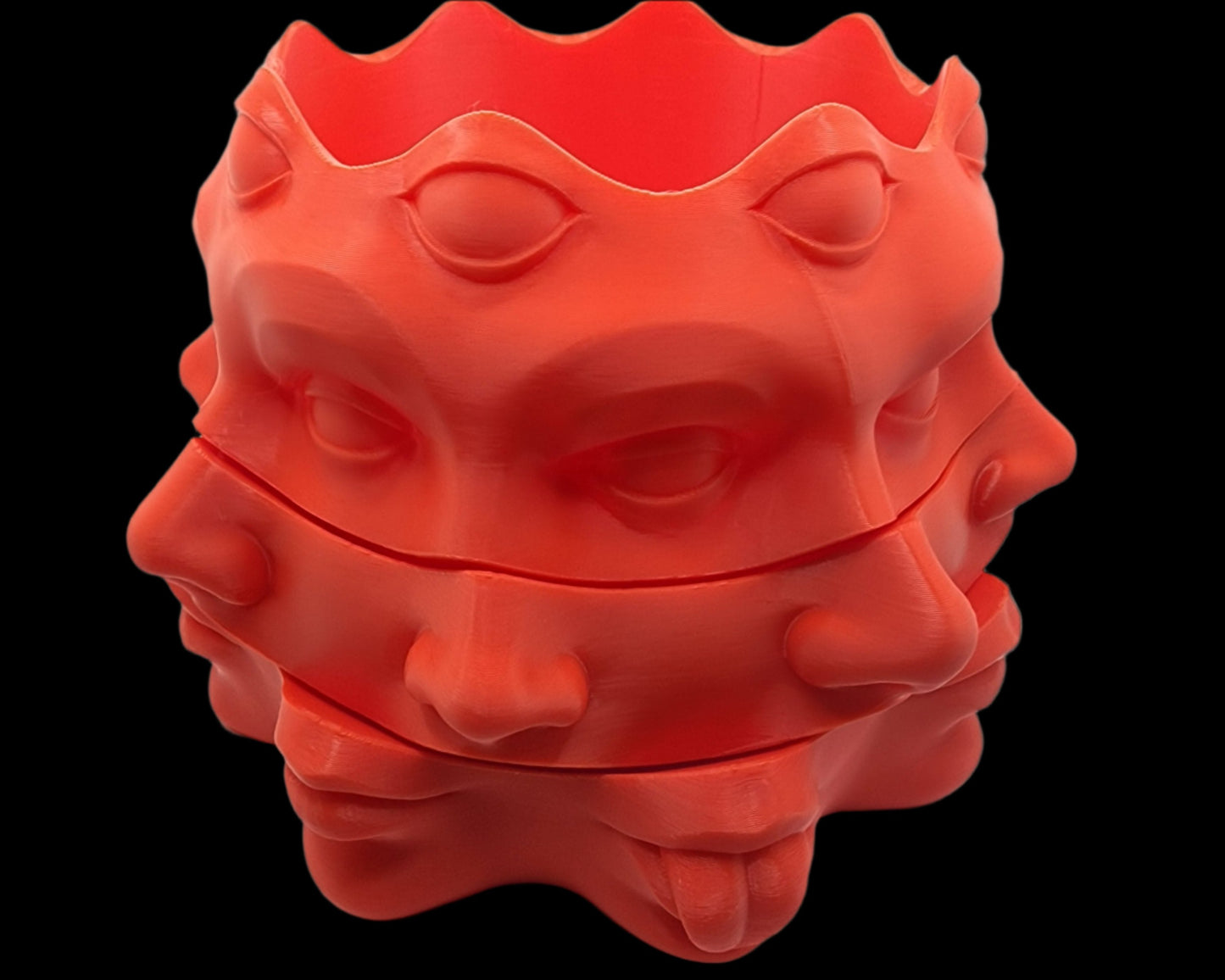 Planter with Rotating Face and Moods