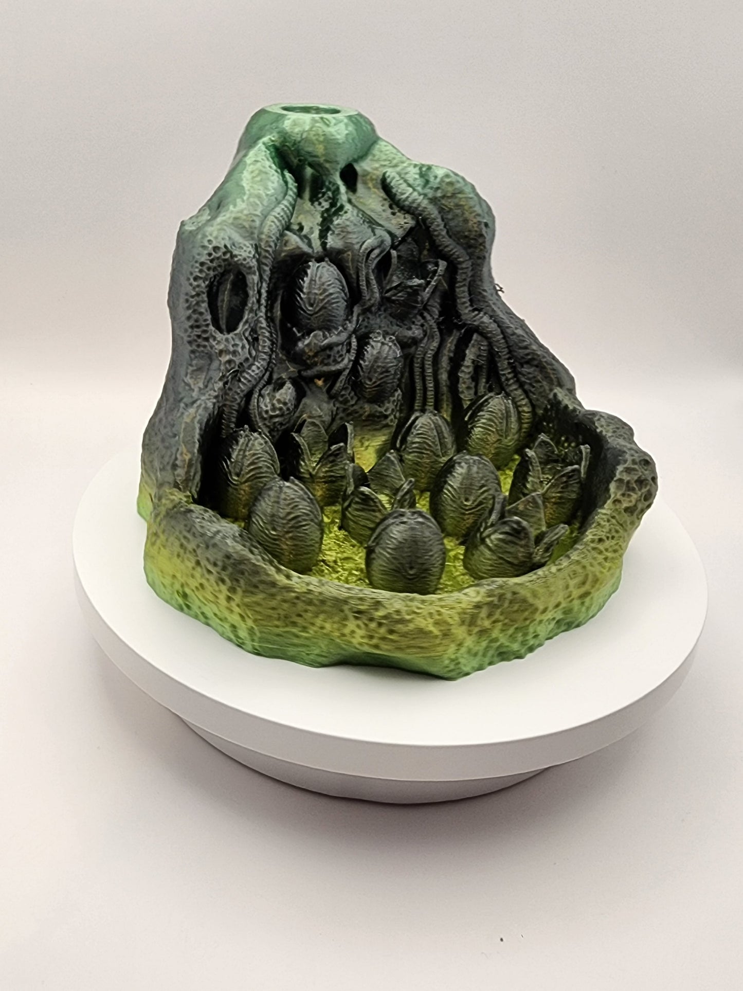 Xenomorph Egg Incense Cone Holder Sci-Fi Fan with Ceramic Insert