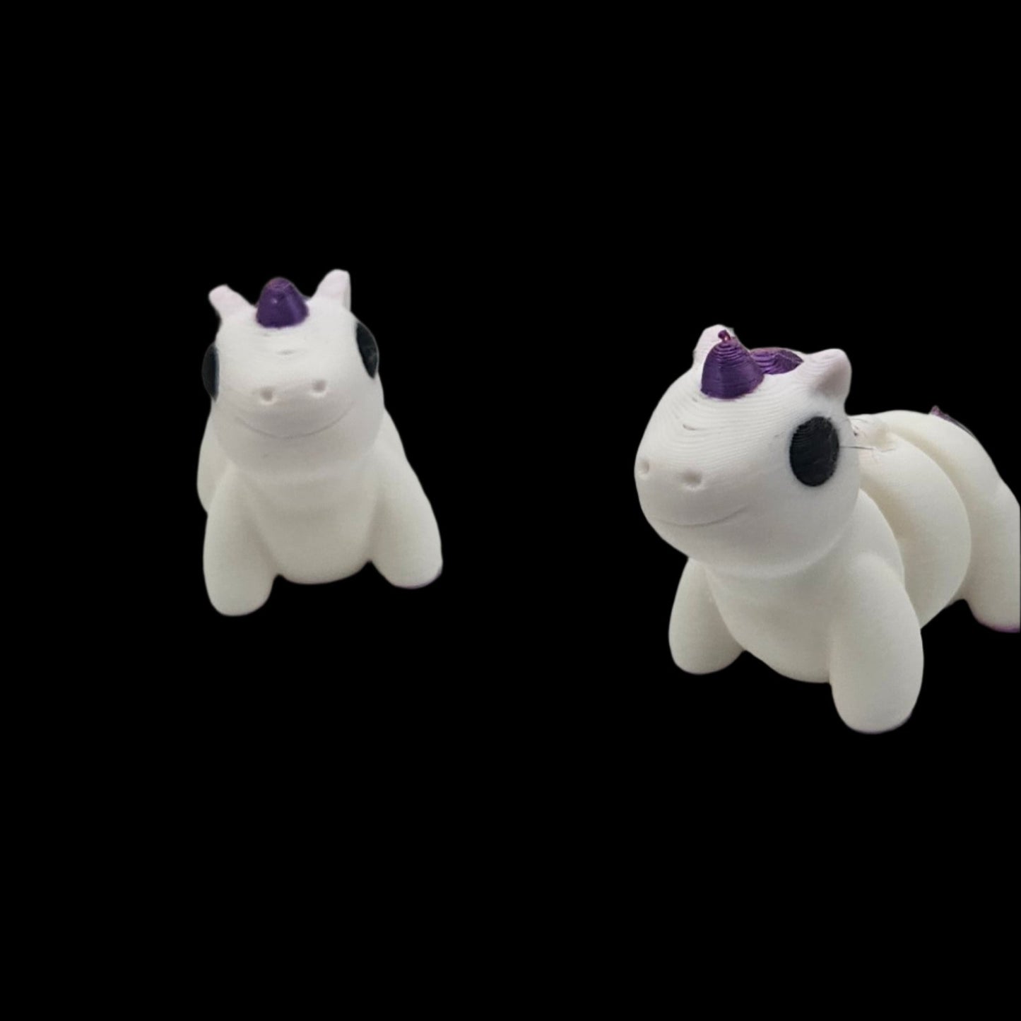 Mini Articulating Unicorn with Fidget Toy, Desk Toy, Collectible Figurine Keychain Charm 2 for $5!