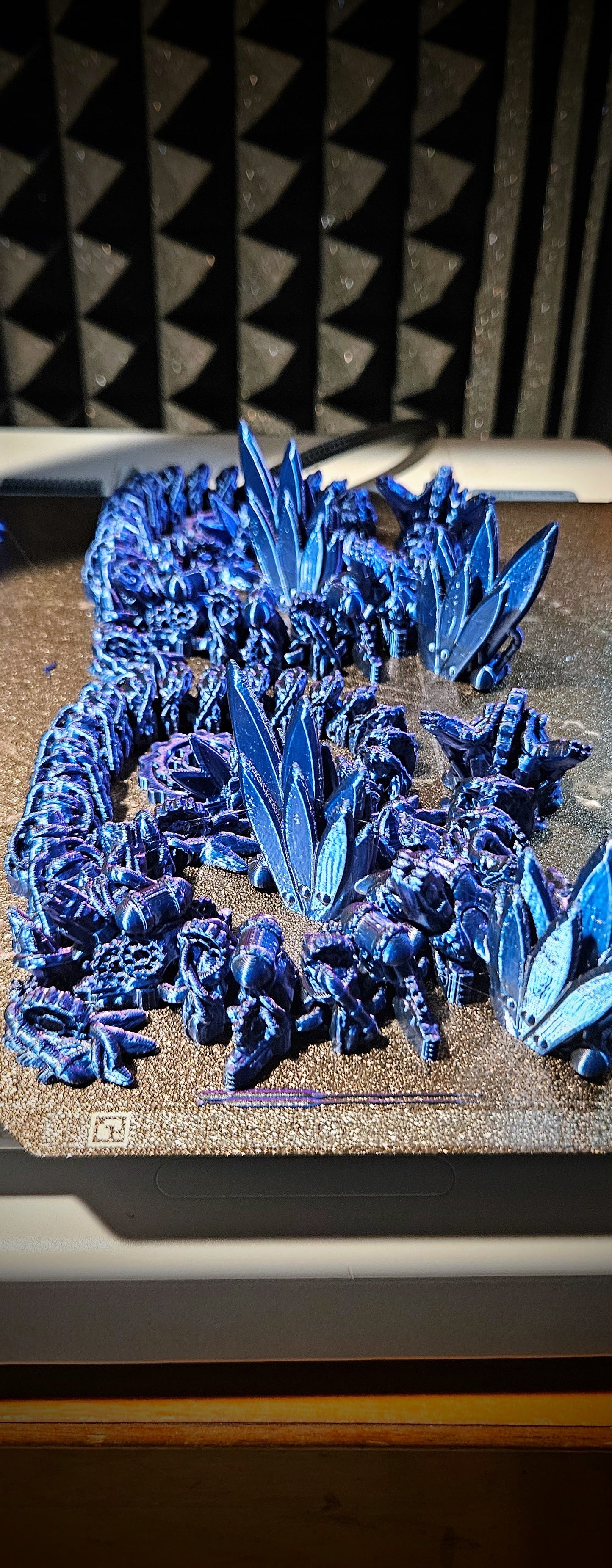 Steampunk Wing Dragon, Bookshelf Decor, Articulating, Room Decor, Dragon Toy, DND Decor, Lair Decor, Fidget, Relaxation, 3D Printed