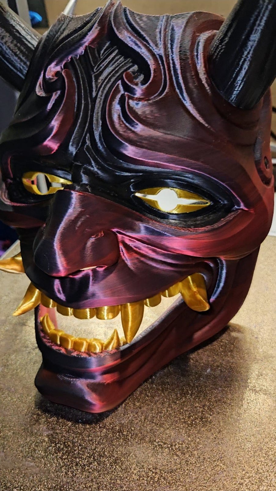 Wearable Oni Mask