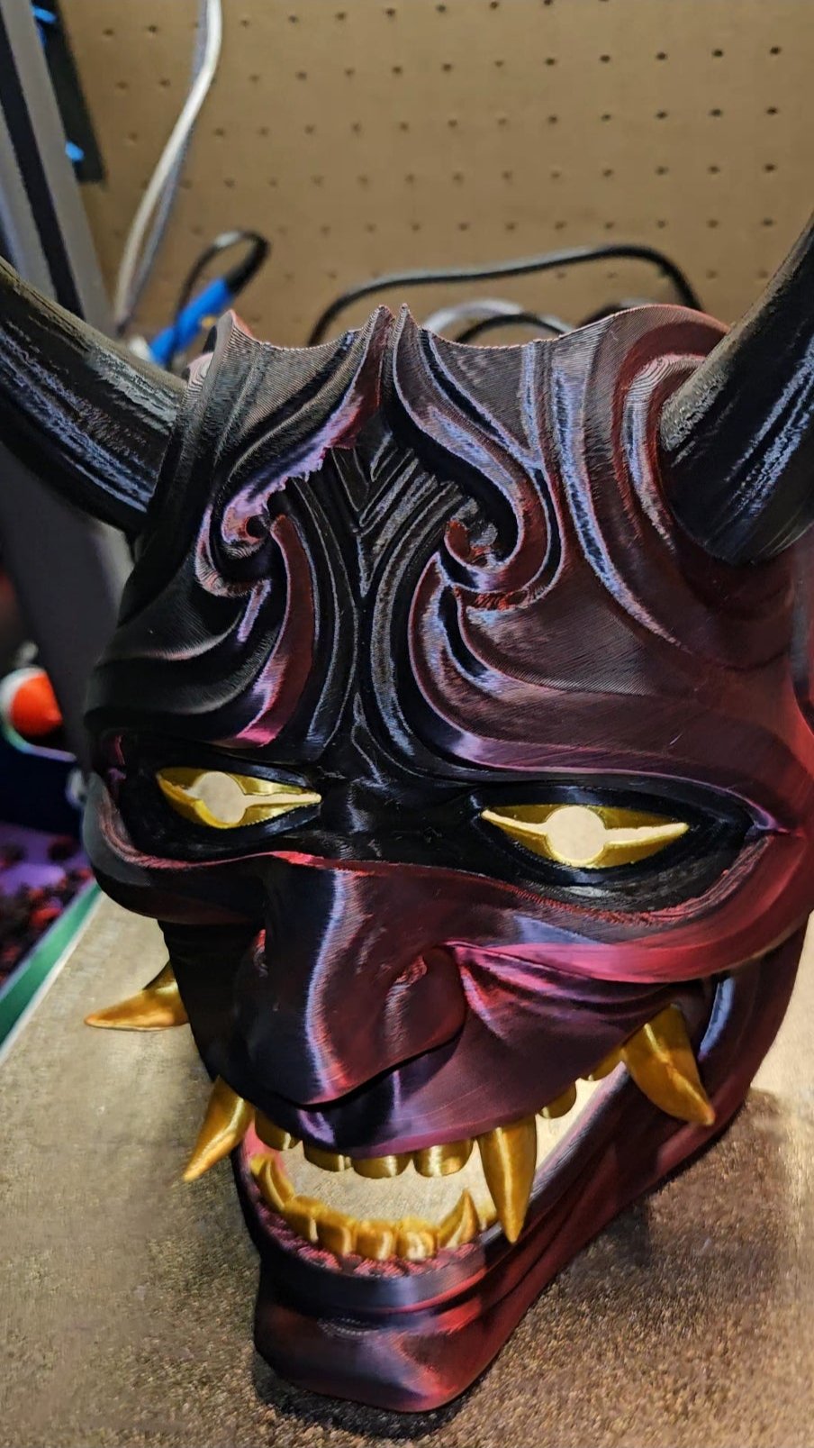 Wearable Oni Mask