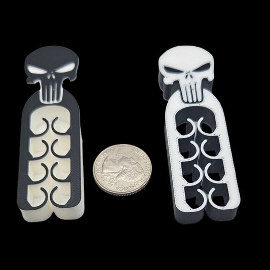 Bag Clip Skull 2 Pack